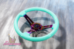 Руль оригинальный Lines Racing Exclusive мятный с Neo Chrome спицами 1