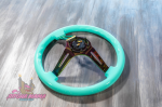 Руль оригинальный Lines Racing Exclusive мятный с Neo Chrome спицами 2