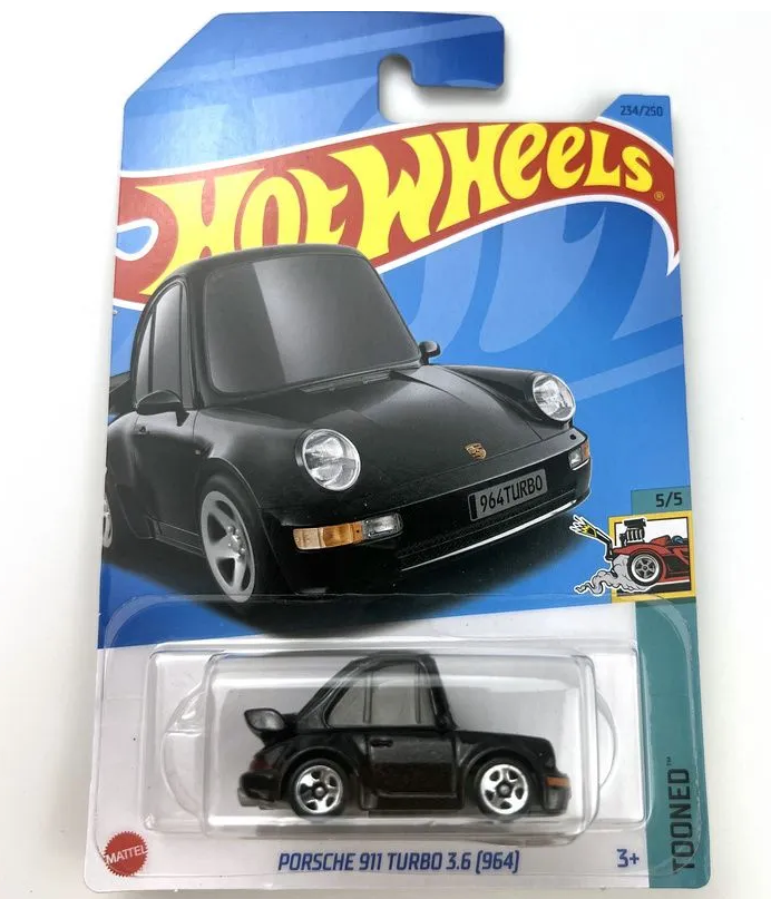 Металлическая модель Hot Wheels PORSCHE 911 TURBO 3.6 964 1:64 (лимитированная коллекция)