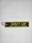 Брелок для ключей тканевый Shut up and take my money 1