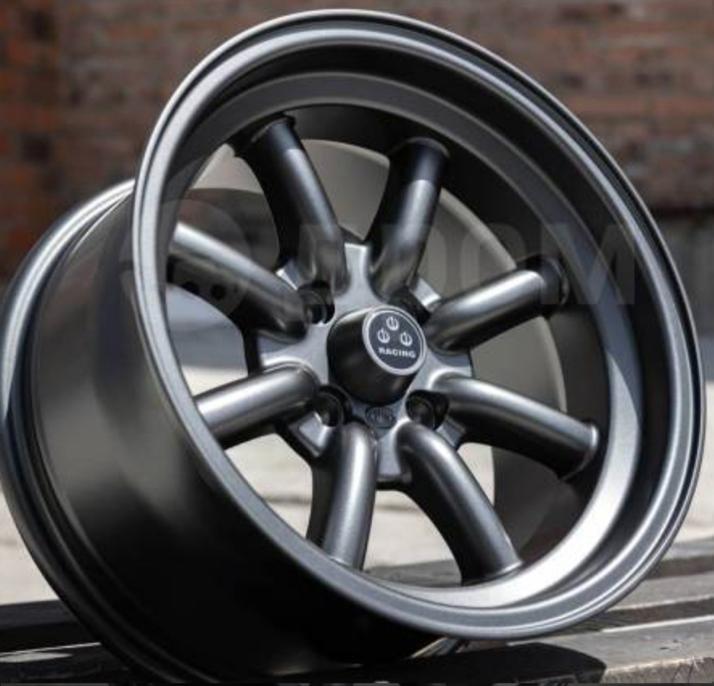 Комплект кованых дисков Watanabe R17 9J ET20 4x100 54.1 (gray color + silver lip)