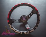 Спортивный руль Vertex Japan 1996 (Grey / Red)