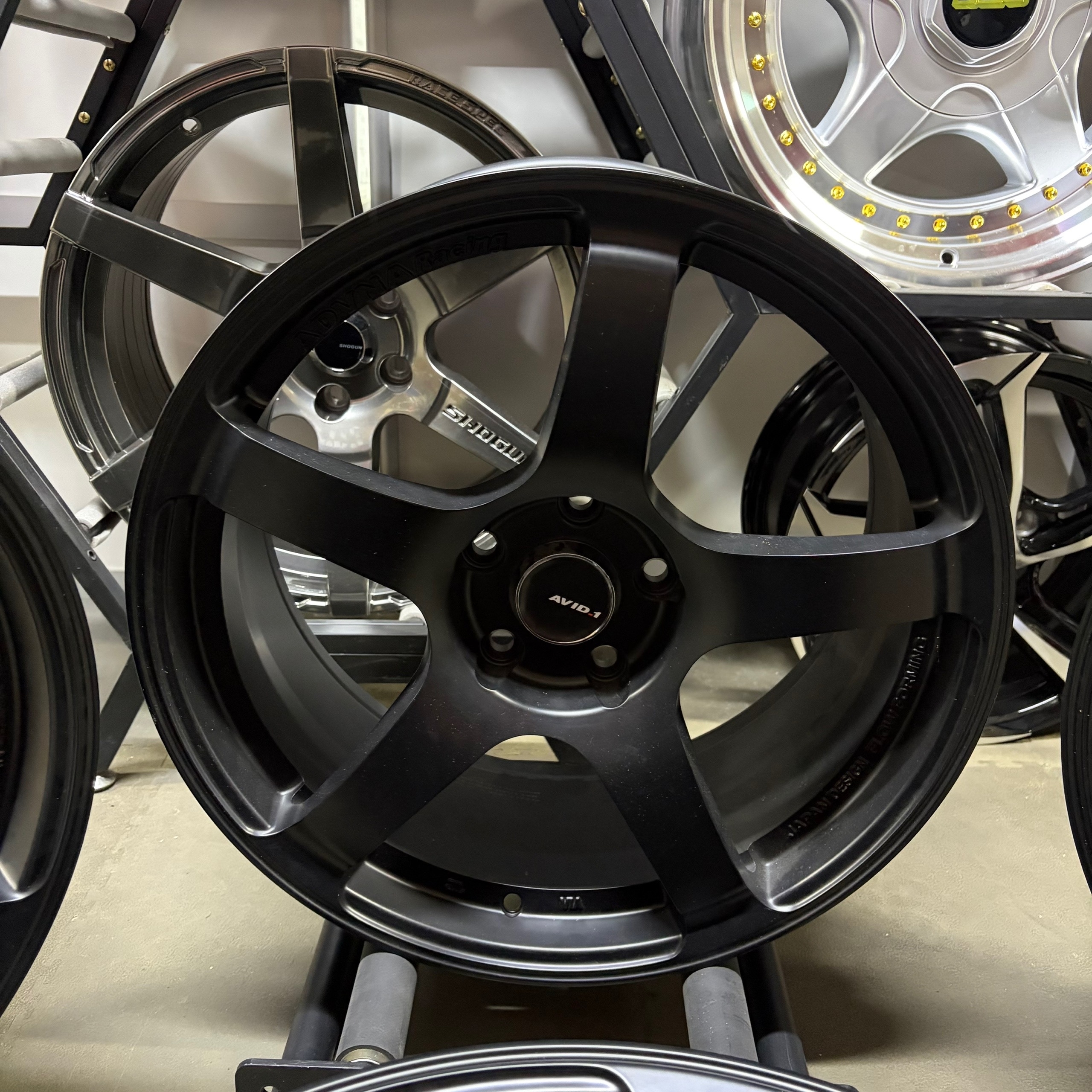 Комплект дисков Advan GT R18 8.5J ET38 5x114.3 (black) 6