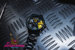 Наручные часы с диском Volk Racing Black / Yellow (высокое качество) 1