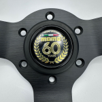 Спортивный руль momo Anniversario 60 лет из замши 4