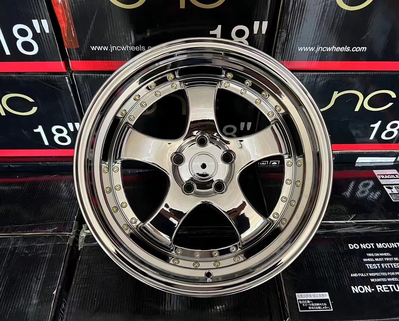 Комплект дисков WORK Meister S1 R18 9.5j ET25 5x114.3 (Silver Chrome)