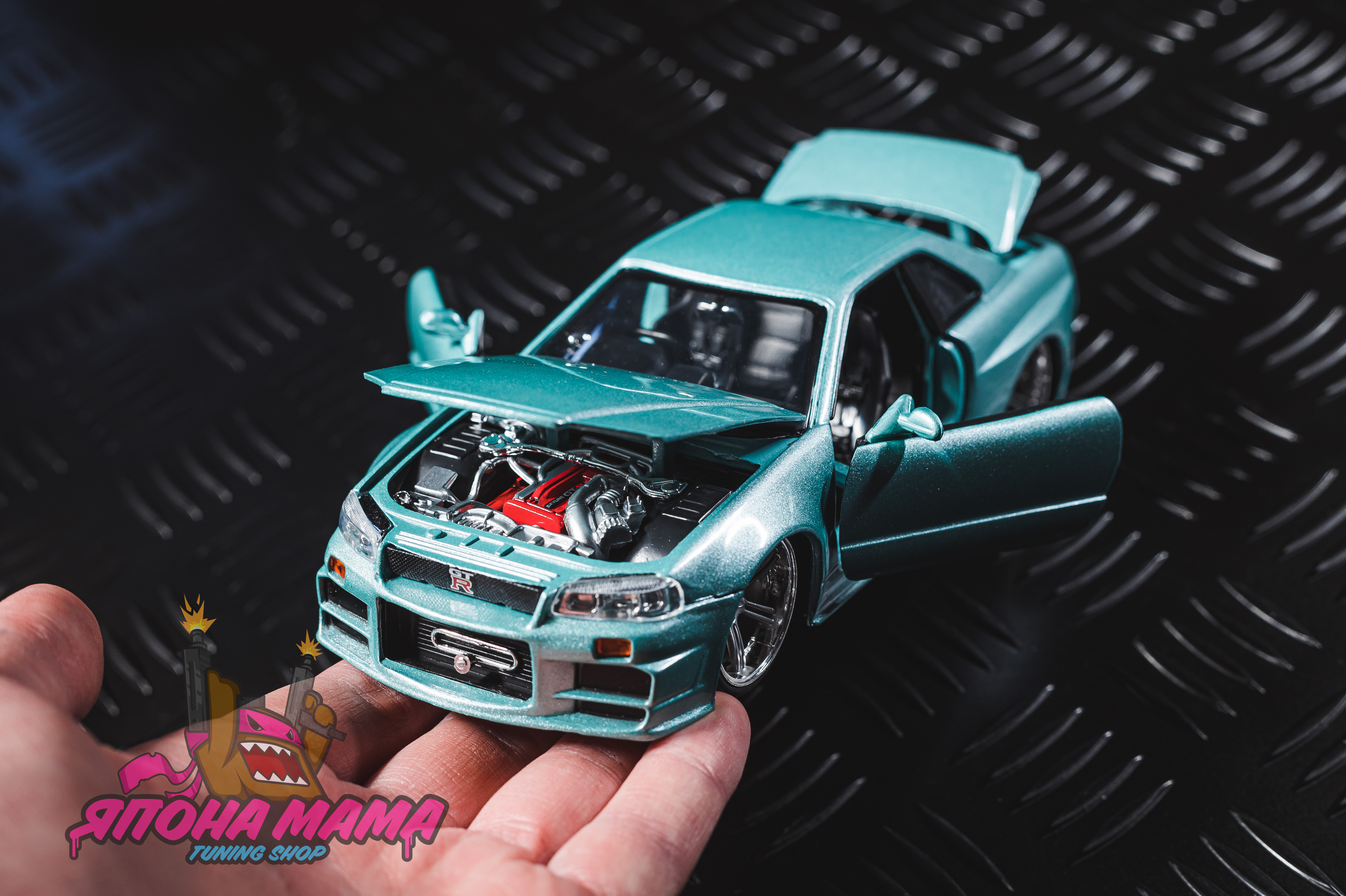 Металлическая модель Fast & Furious Brian's Nissan Skyline GT-R ver.1 2