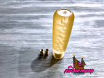 Ручка переключения передач в стиле JDM 15cm., круглая, матовая (желтый) 2