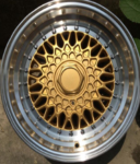 Комплект дисков BBS RS R16 8j ET25 5x113 / 100 (золото)