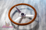 Руль оригинальный Lines Racing Exclusive из настоящего дерева с матовыми спицами