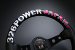 Оригинальный спортивный руль 326 Power JAPAN из кожи (вынос) 5