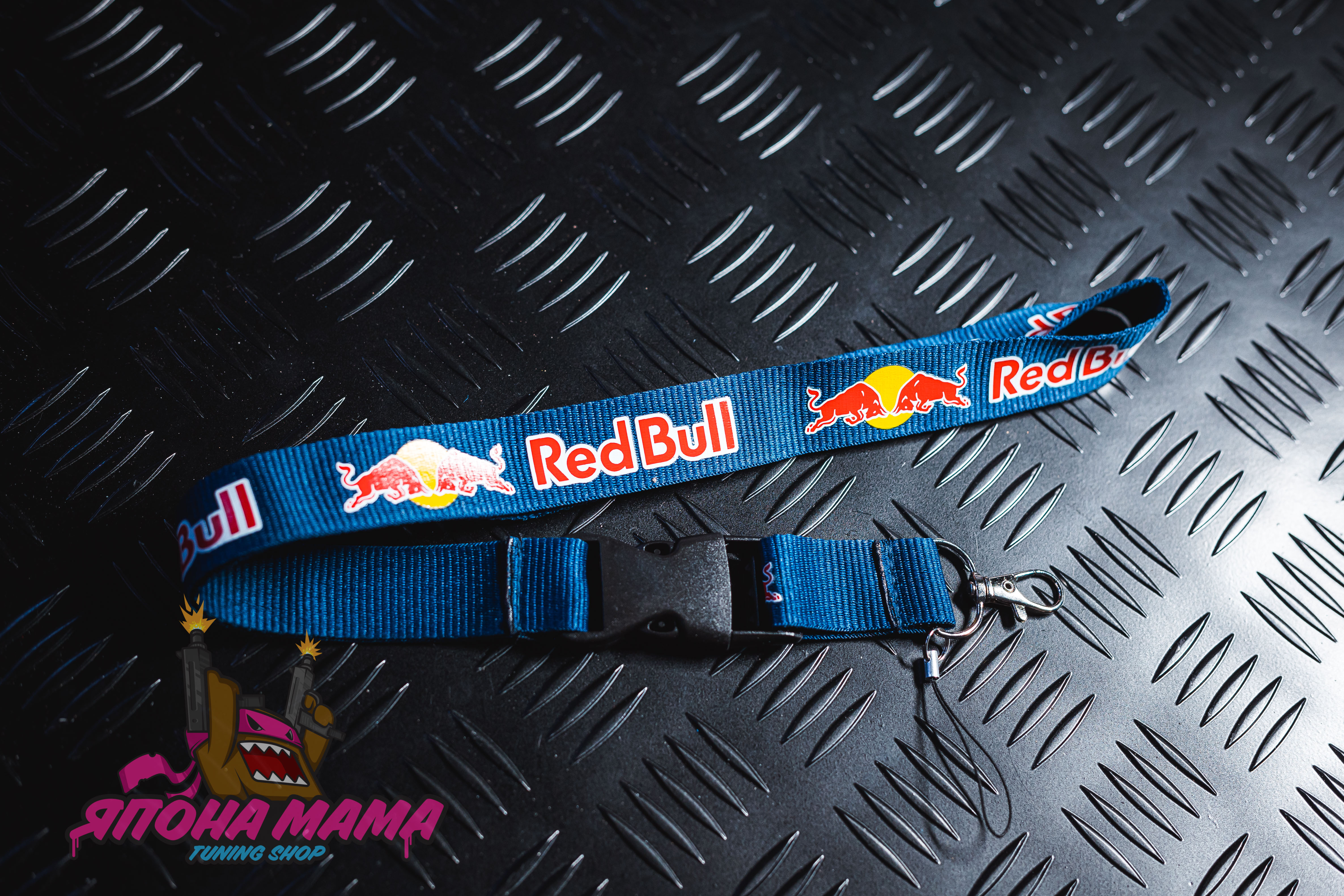 Лента RedBull для ключей (бэйджкипер) (Синий)