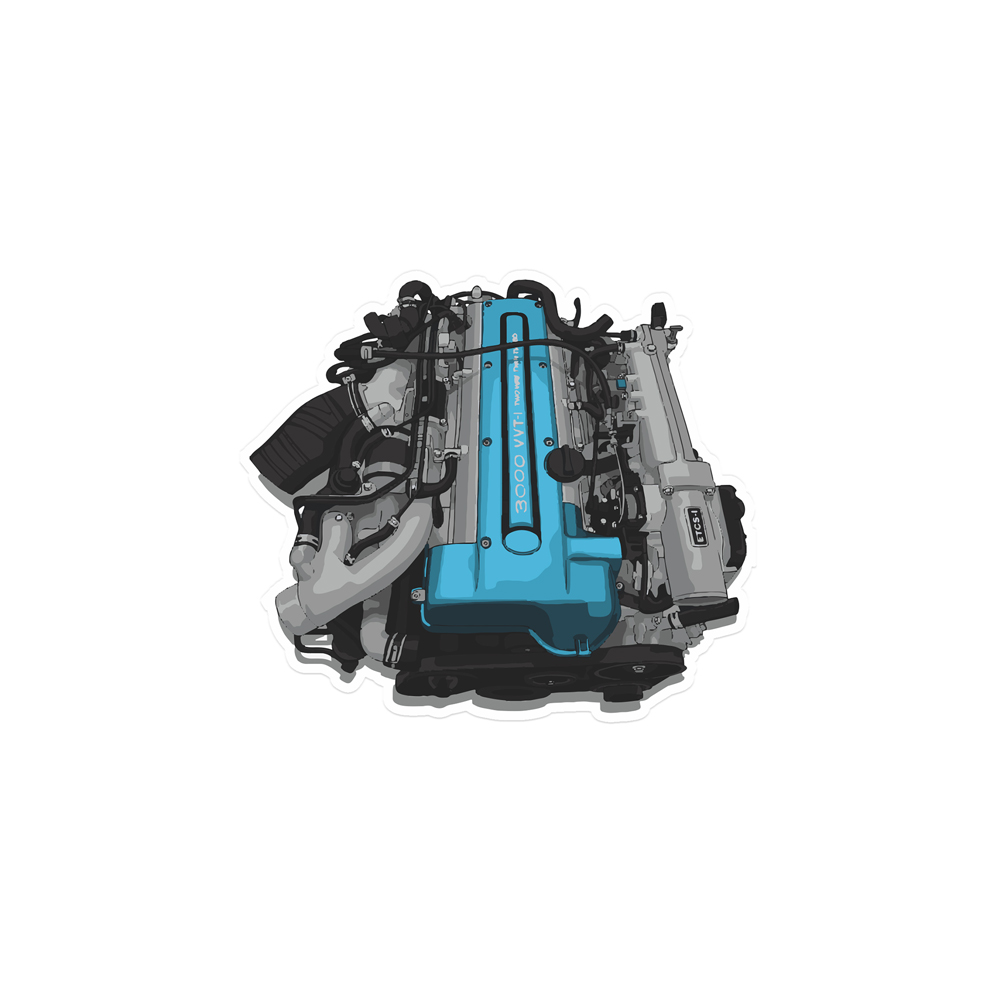 Наклейка 2JZ-GTE VVTI