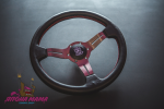Спортивный руль Nardi Competition из перфорированной кожи с бронзовыми спицами 1
