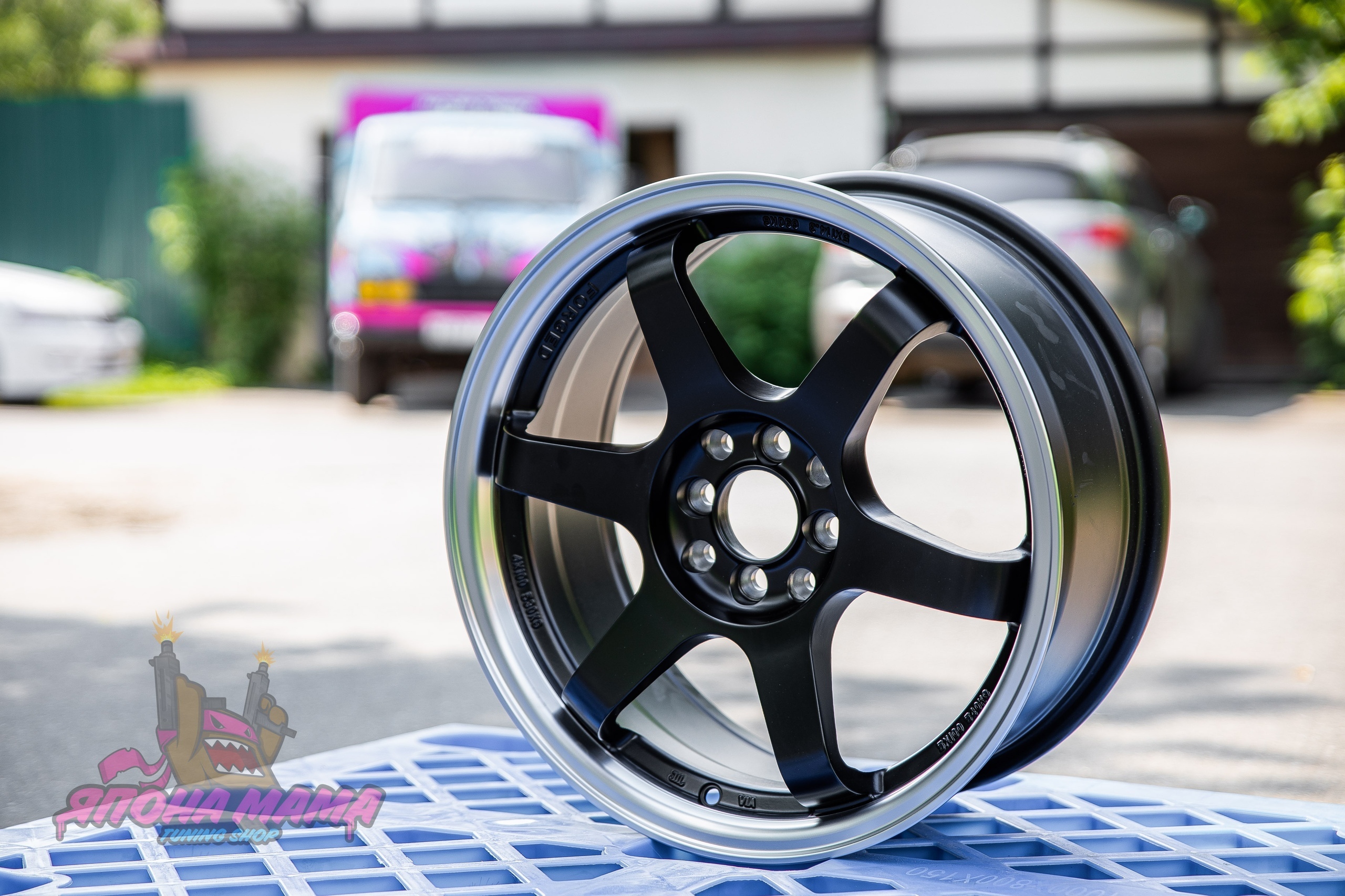 Комплект дисков Volk Racing TE37 R18 8j ET40 5x114.3 (черно матовые) 1