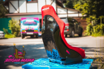 Ковш Bride Low Max 38, красный размер (от 90 до 100 кг) 2