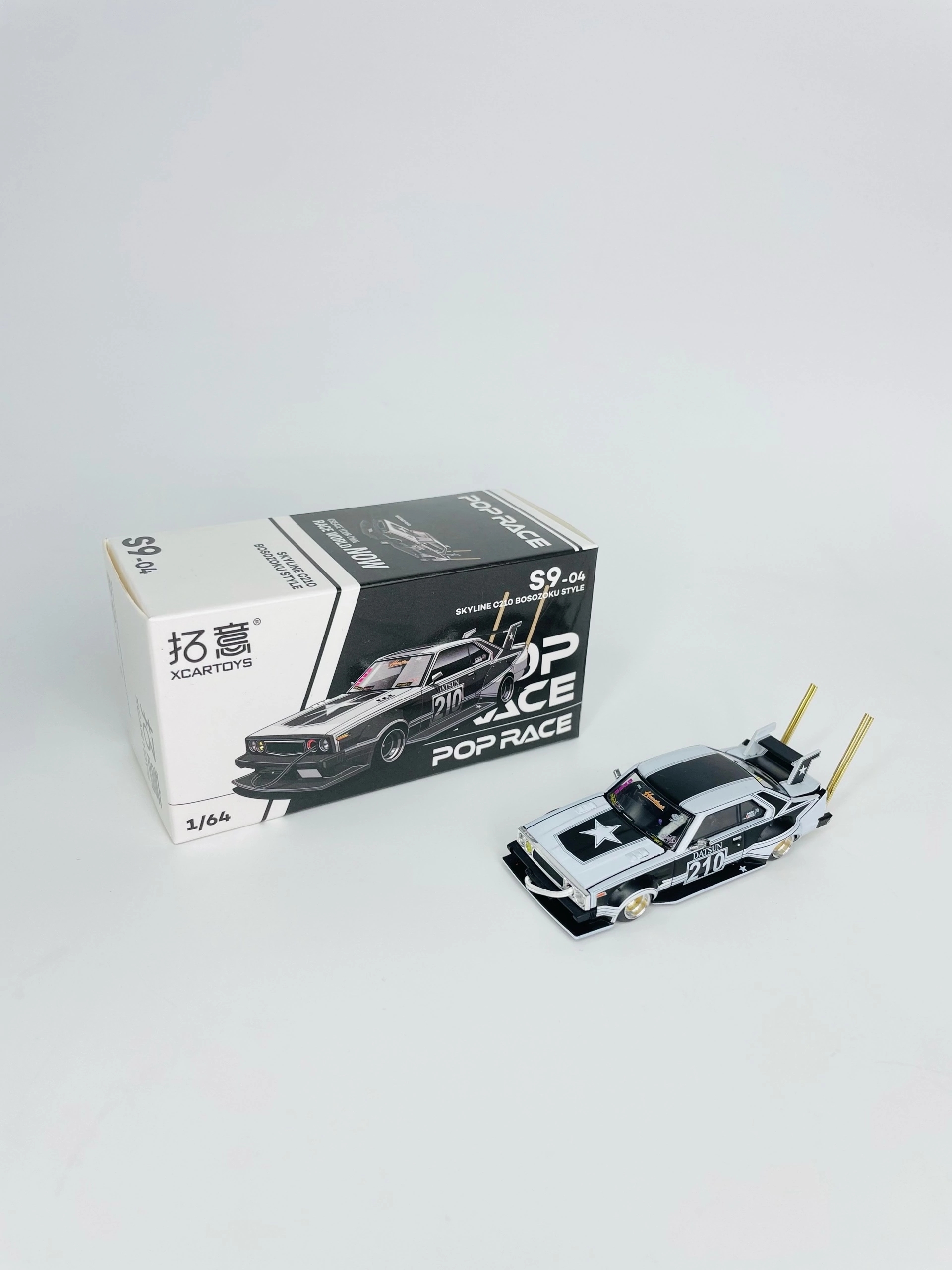 Коллекционная модель Nissan Skyline C210 Bosozoku Style (черный)