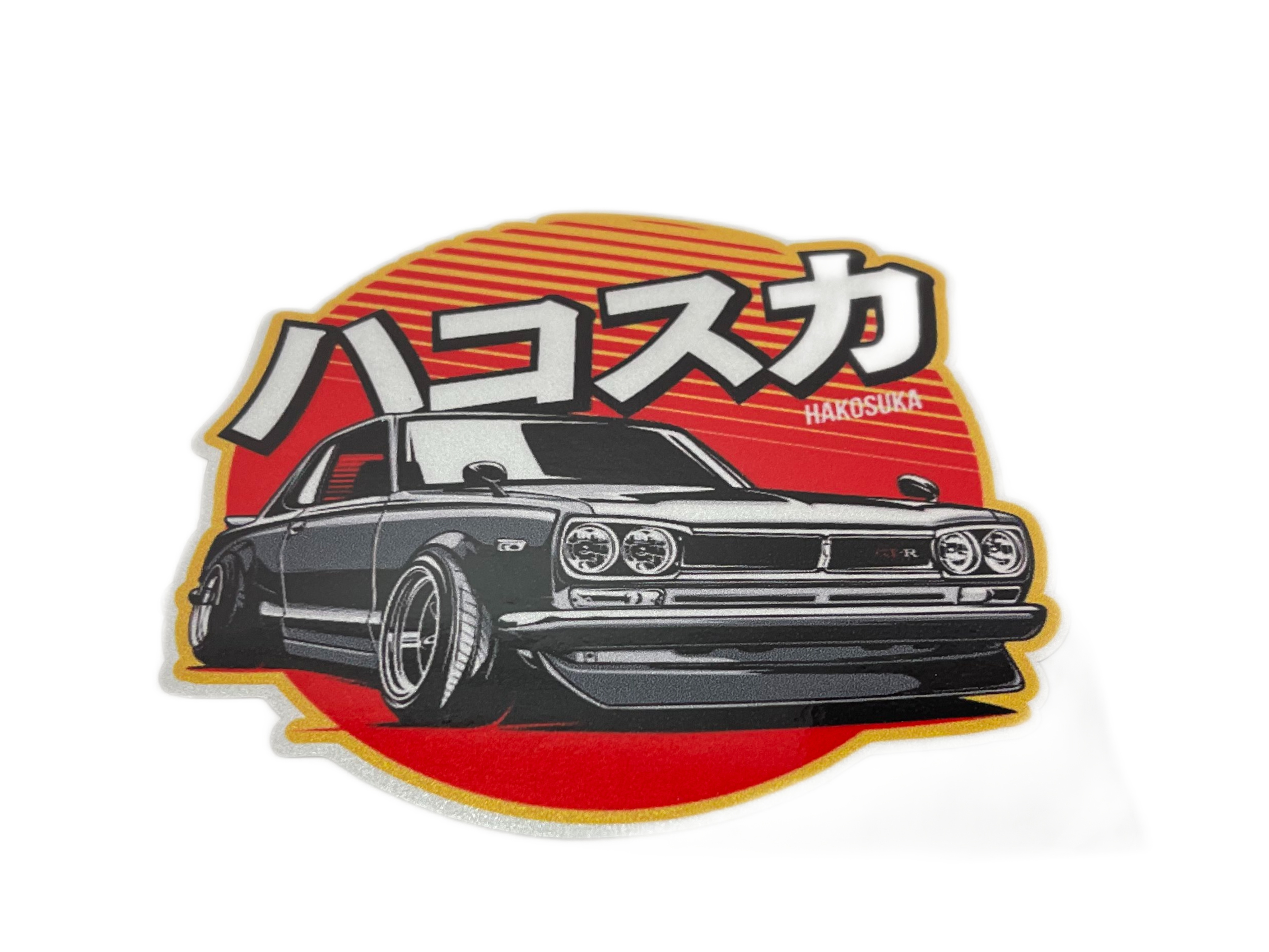 Светоотражающая наклейка Nissan GT-R HAKOSUKA