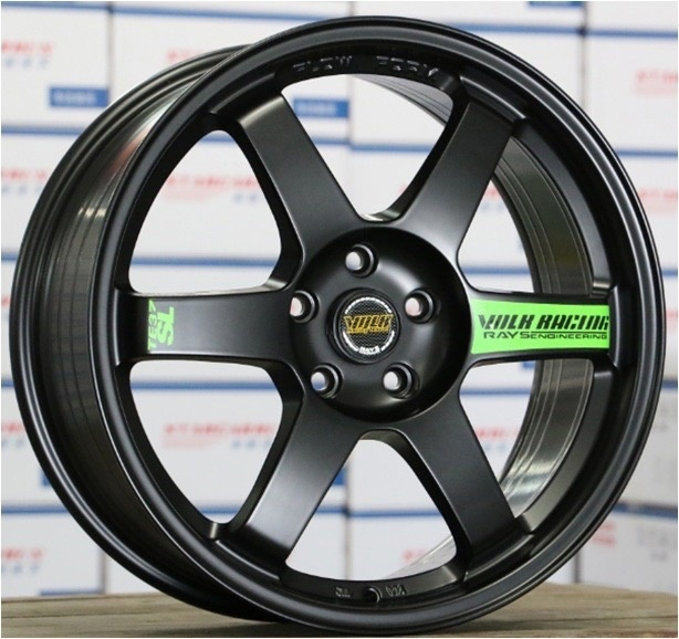Комплект дисков Volk Racing TE37 R18 8j ET40 5х100 (черный матовый)
