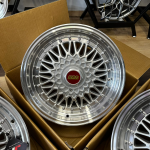 Комплект разношироких дисков BBS RS R16 7.5j ET25 / 9J ET20 4x100/108 (серебро) 5