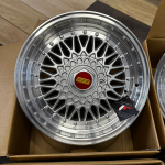 Комплект разношироких дисков BBS RS R16 7.5j ET25 / 9J ET20 4x100/108 (серебро) 6