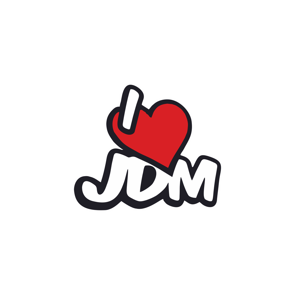 Наклейка I love JDM ver.1