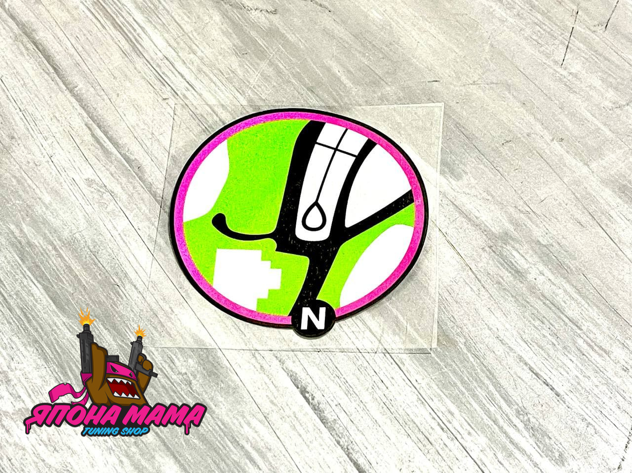 Светоотражающая наклейка GTA map