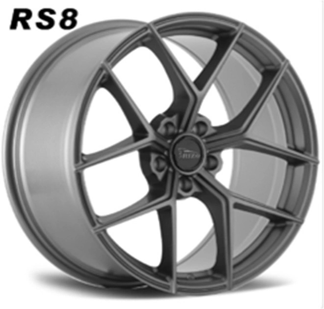 Комплект разношироких дисков RS8 R18 8J ET35 9J ET38 5x120 (Satin Grey)