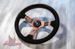 Спортивный руль Nardi Competition из алькантары (бронзовый) 2