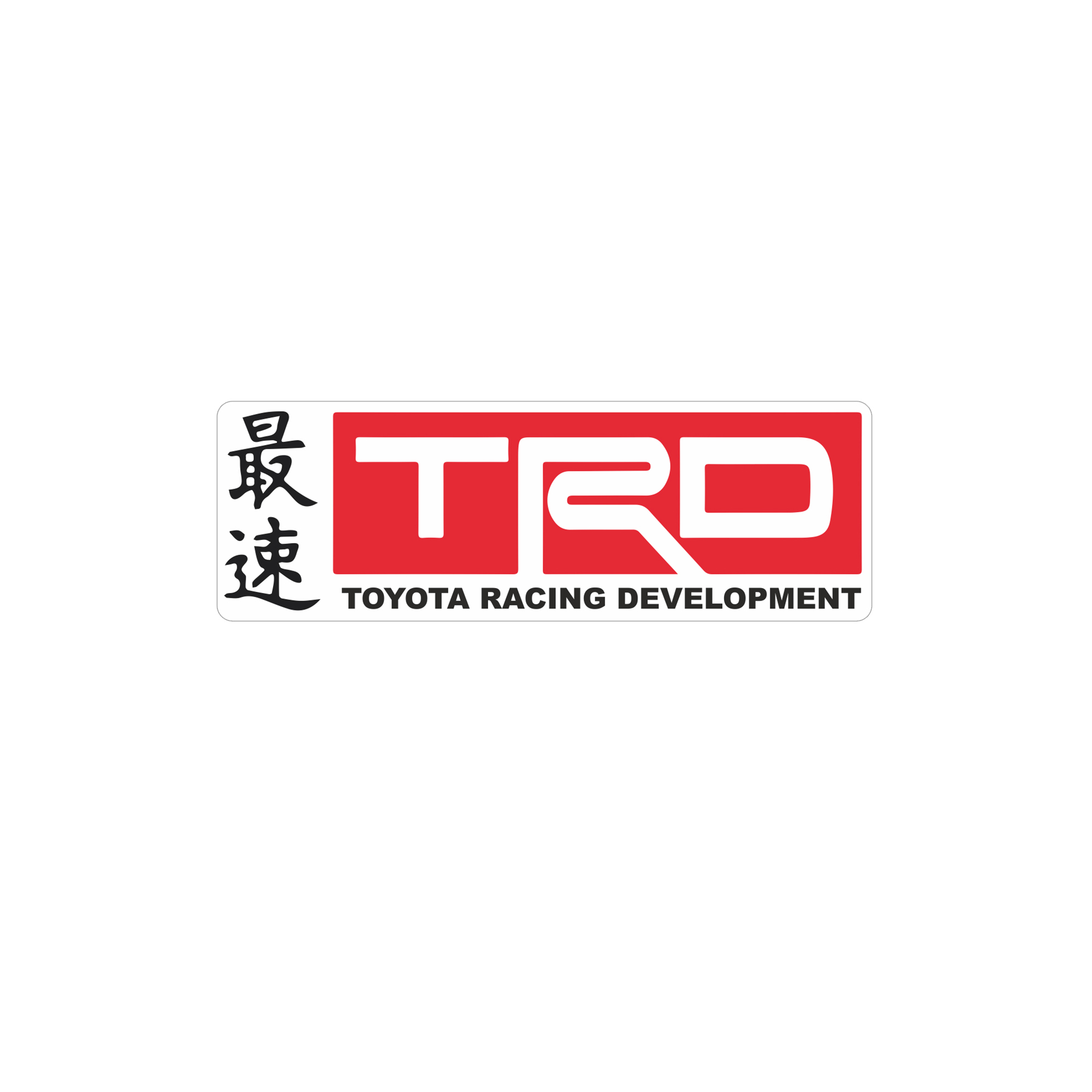 Наклейка TRD