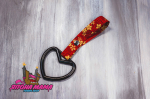 Цурикава черное сердце Nishijin Sakura Gold Red