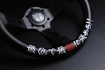 Оригинальный спортивный руль 326 Power Toki mad racing из кожи (вынос) 2
