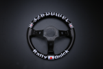 Оригинальный спортивный руль 326 Power Toki mad racing из кожи (вынос) 4