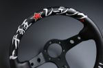 Оригинальный спортивный руль 326 Power Toki mad racing из кожи (вынос) 5