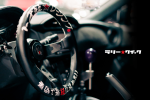 Оригинальный спортивный руль 326 Power Toki mad racing из кожи (вынос) 8