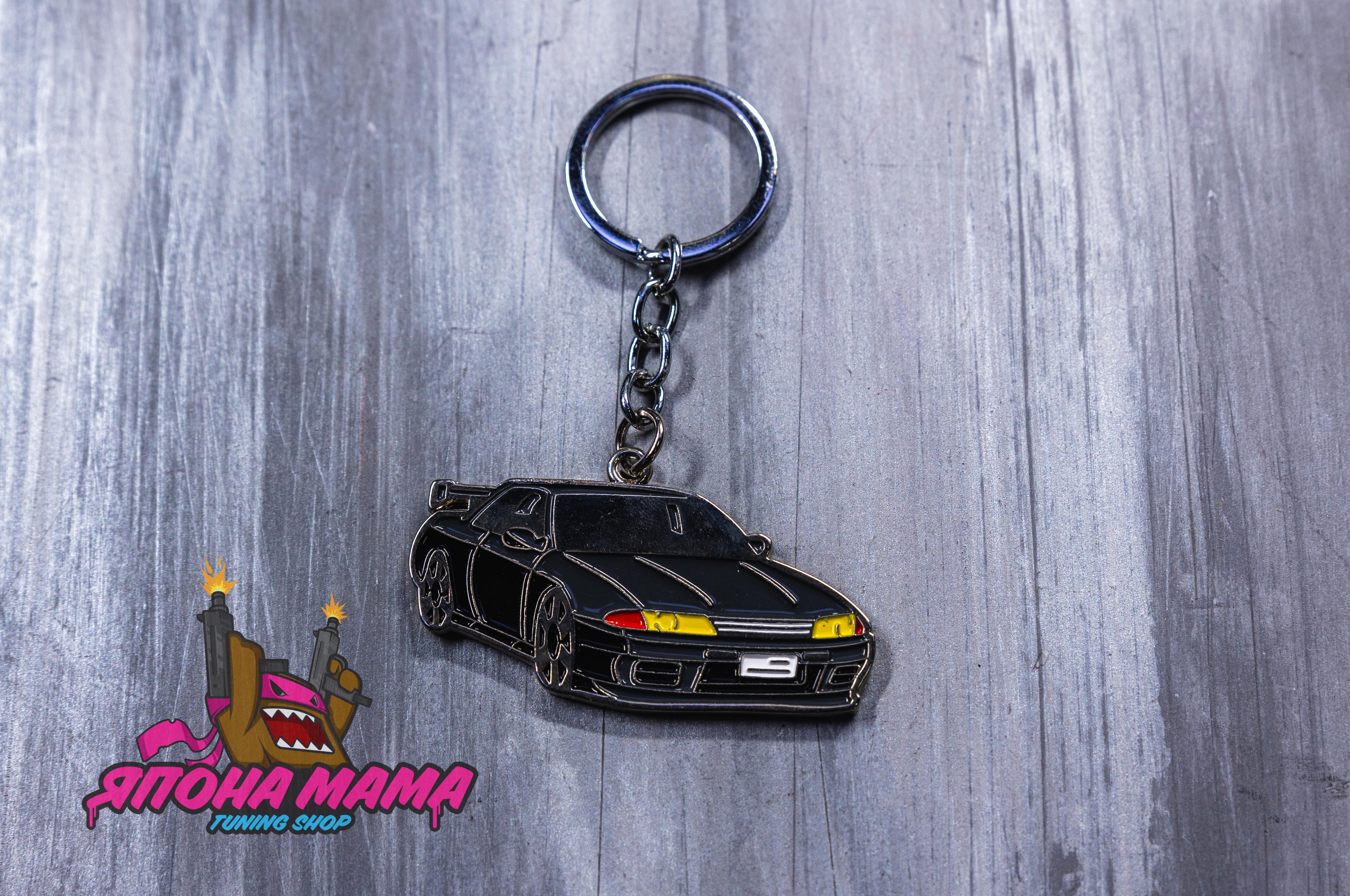 Брелок для ключей металлический Initial D skyline r32