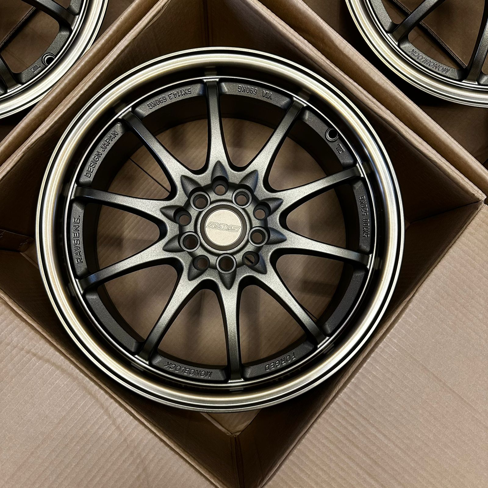 Комплект дисков RAYS Volk Racing CE28 R17 7.5j ET40 5x100/5x114.3 (бронзовые) 6
