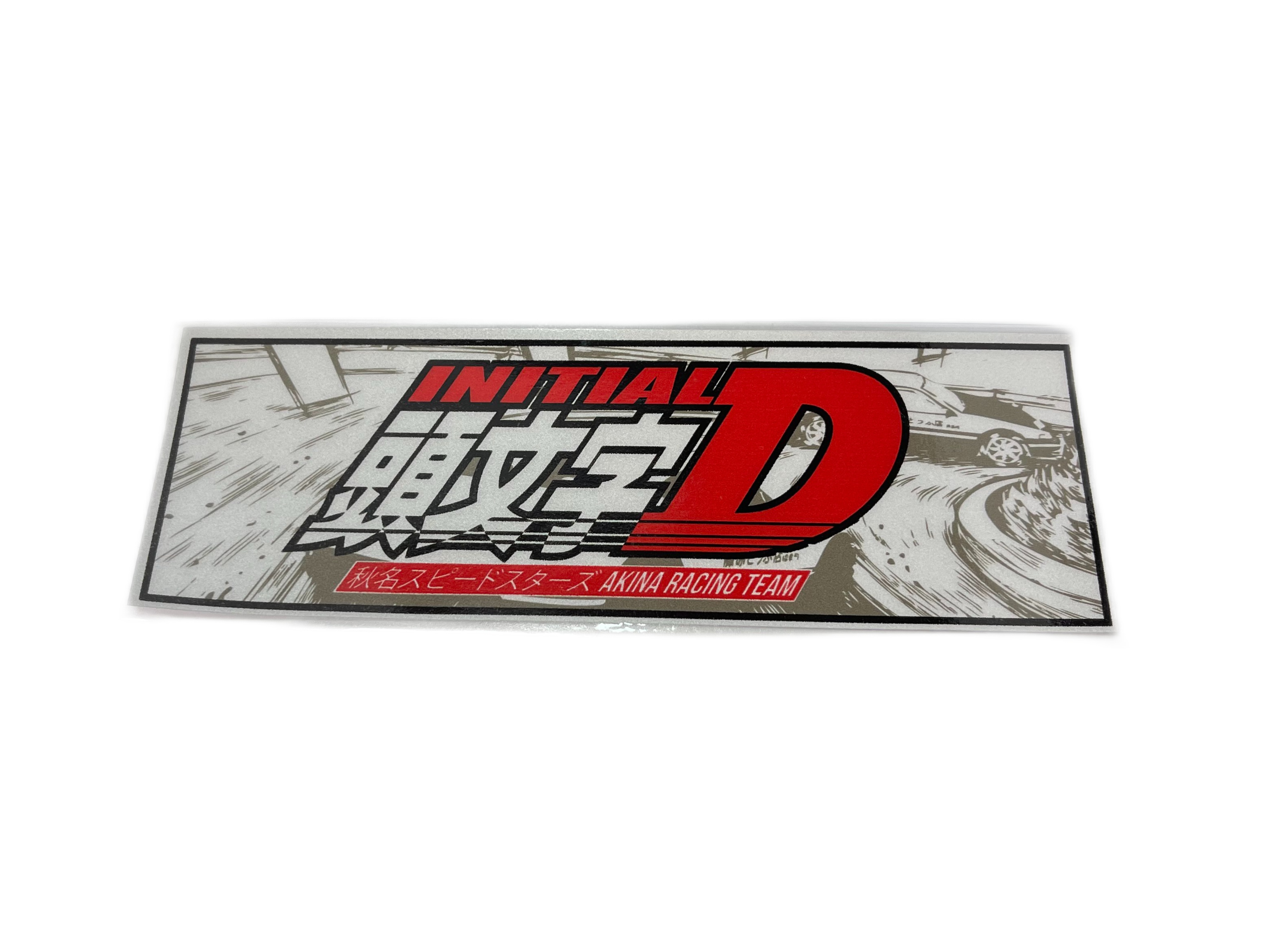 Светоотражающая наклейка INITIAL D AKINA RACING