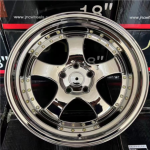 Комплект разношироких дисков WORK Meister S1 R16 9J ET15 10J ET12 4x100 (хром)
