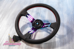 Спортивный руль Nardi Competition Neo Chrome из перфорированной кожи