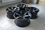 Комплект дисков Volk Racing TE37 R16 8j ET28 4x100/114.3 (черный матовый)