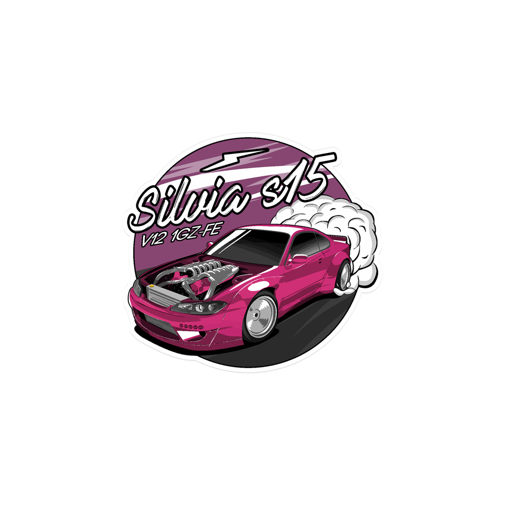 Наклейка "Silvia s15 V12"