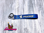 Брелок для ключей тканевый Peugeot с карабином 2