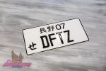 Декоративный номерной знак DFTZ