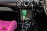 Ручка переключения передач в стиле JDM 10cm., кристалл (Зеленый)