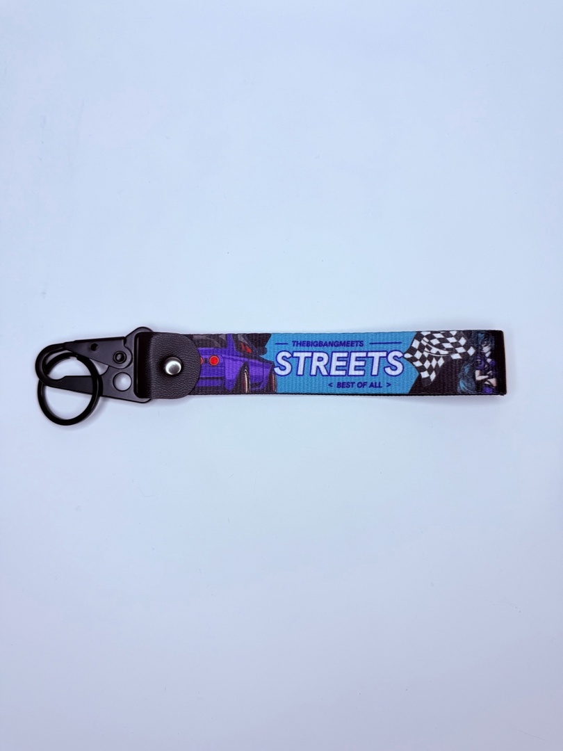 Брелок для ключей тканевый Streets с карабином