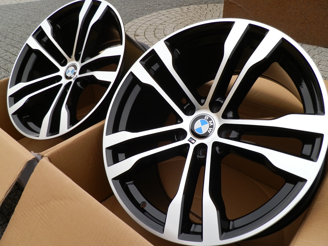 Комплект разношироких кованых дисков BMW Style R20 10J ET40, 11J ET37, ЦО 74.1, 5x120 (Gloss black) 1