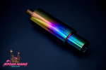 Глушитель HKS Hi-Power Neo Chrome громкий бас 76mm.вход / 110mm.выход (универсальный) 2
