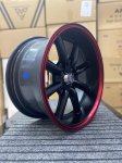 Комплект дисков Watanabe с полкой R15 8j ET0 4x100 (черный + красный) 1