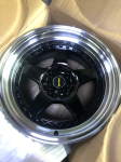 Комплект дисков WORK Meister cr01 R15 8j ET0  4x100 / 114.3 (черные)